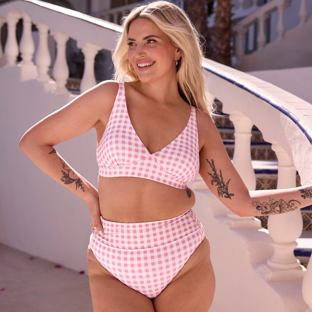 Gingham Swimwear Is Hitting the Beach, and It's Sarah Landry