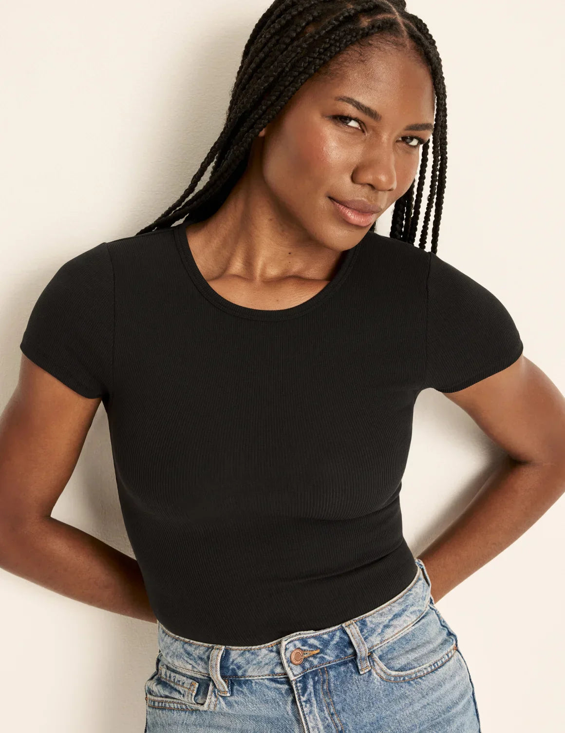 SculptRib™ Cotton T-Shirt | Supportive T-Shirt – Knix