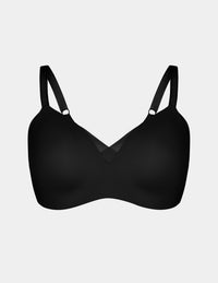 View of Shape & Smooth Bra shown front-facing against a light gray background