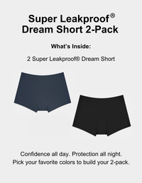 Super Leakproof® Dream Short 2-Pack