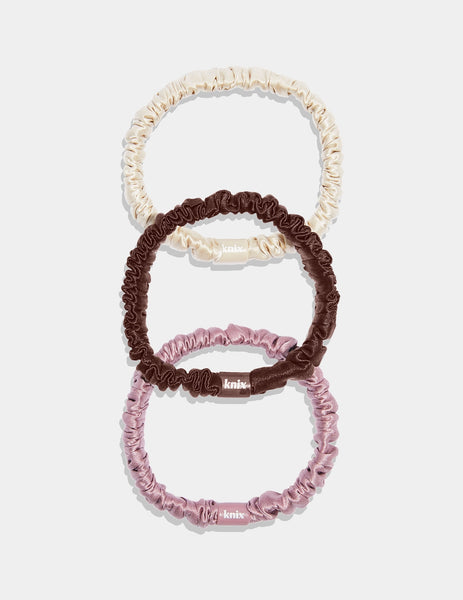 Silk Mini Scrunchies 3Pk – Knix display picture 1