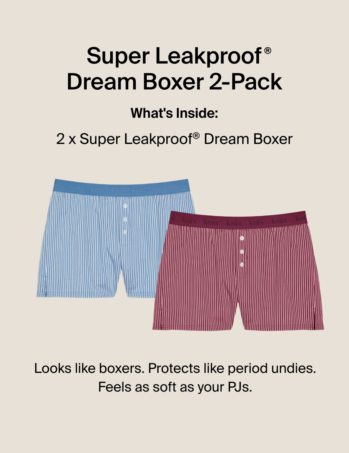 Super Leakproof® Dream Boxer™ 2-Pack