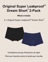 Original Super Leakproof® Dream Short™ 2-Pack - Last Call