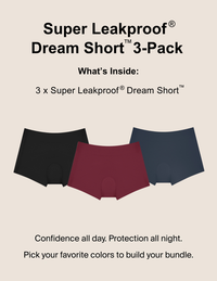 Super Leakproof® Dream Short™ 3-Pack