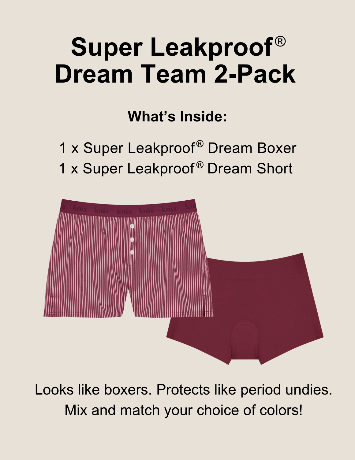 Super Leakproof® Dream Team 2-Pack