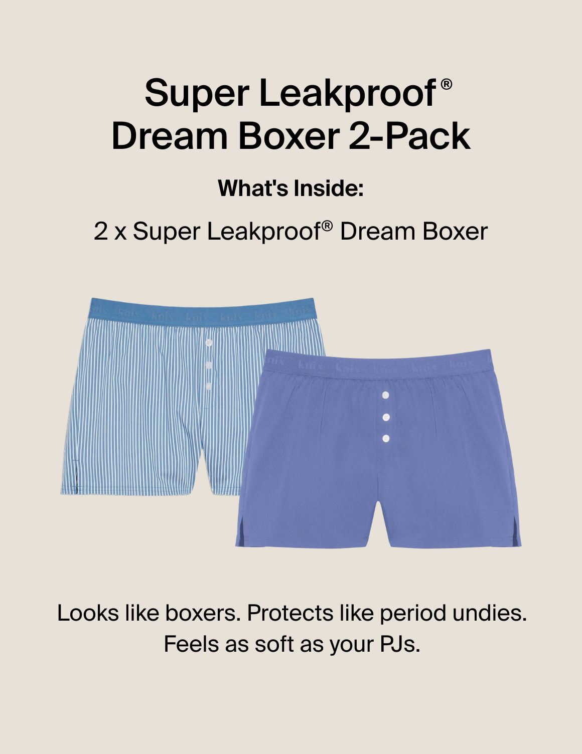 Super Leakproof® Dream Boxer™ 2-Pack