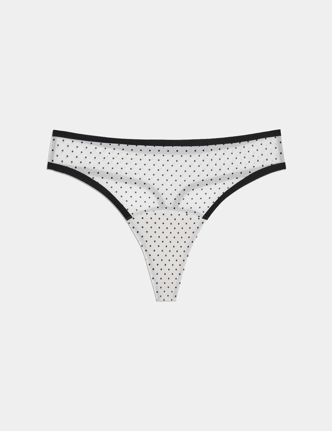 | White with Black Polka Dot