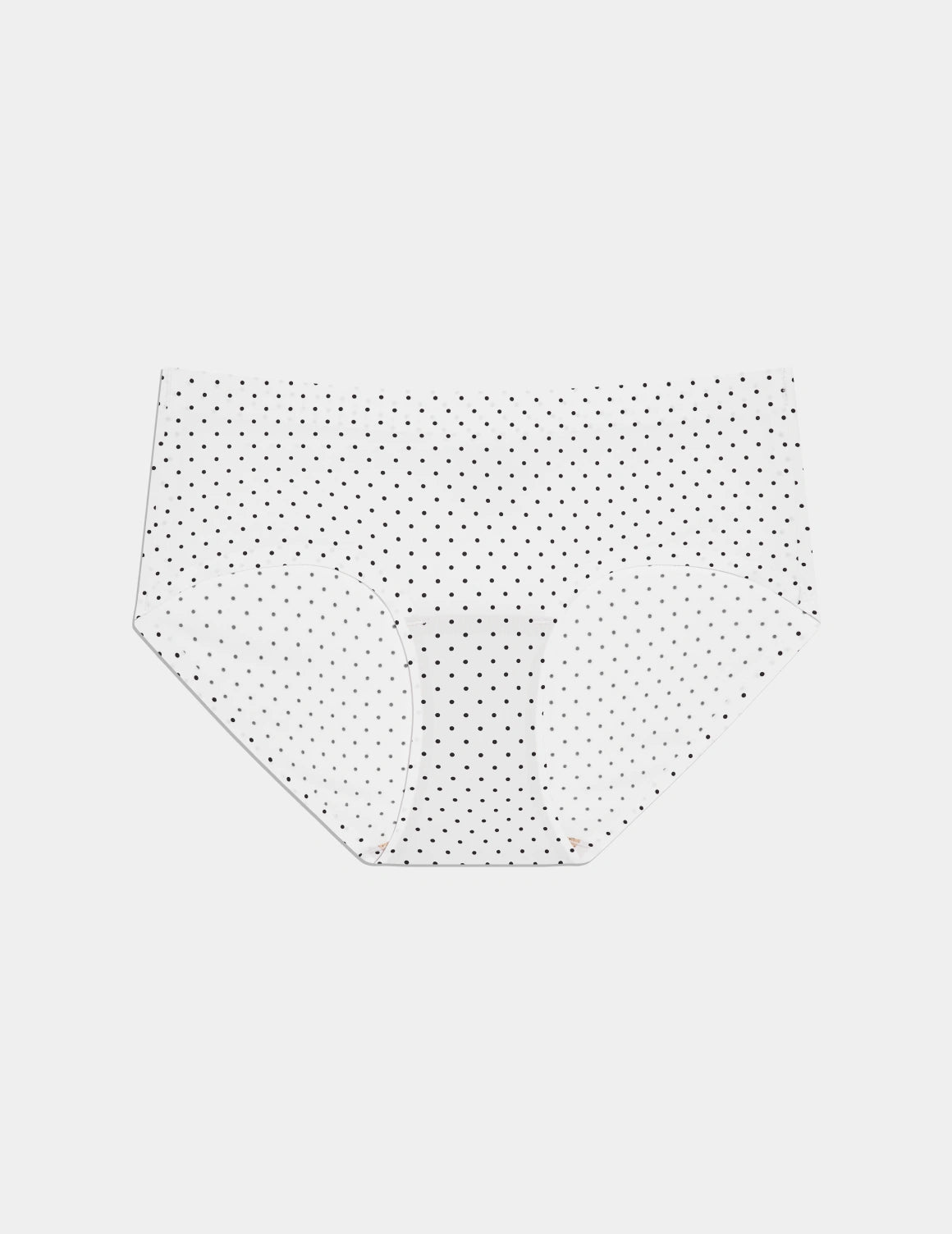 | White with Black Polka Dot