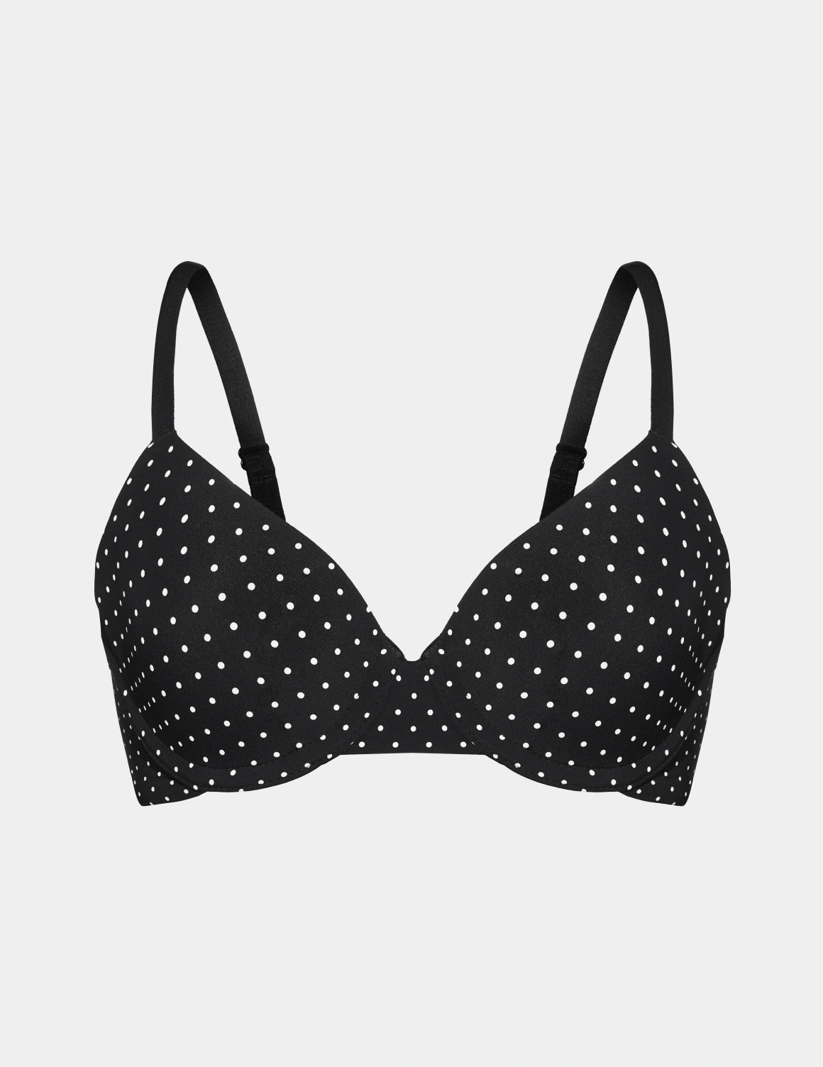 | Black with White Polka Dot