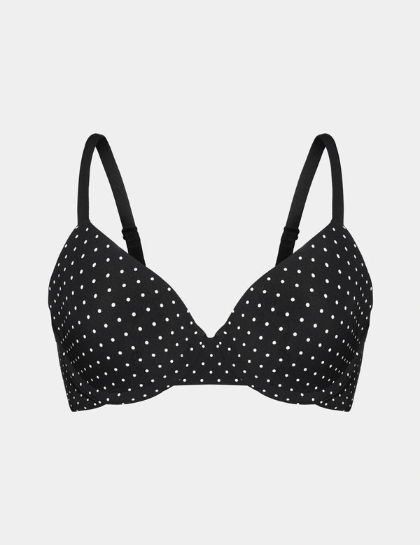 | Black with White Polka Dot