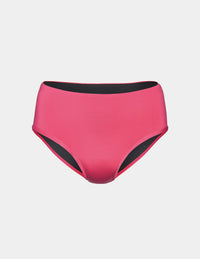 Teen Period Swim Full-Coverage Bikini Bottom shown front-facing against a light gray background