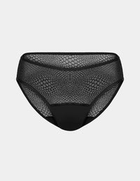  Essential Gossamer Lace Bikini  | Black