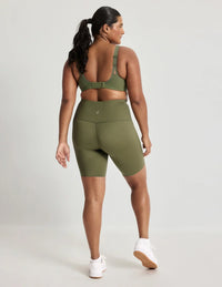 Adiya has 40” hips and wears a size L  | Olive