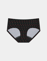Teen Leakproof UltraThin No-Show Boyshort shown front-facing against a light gray background