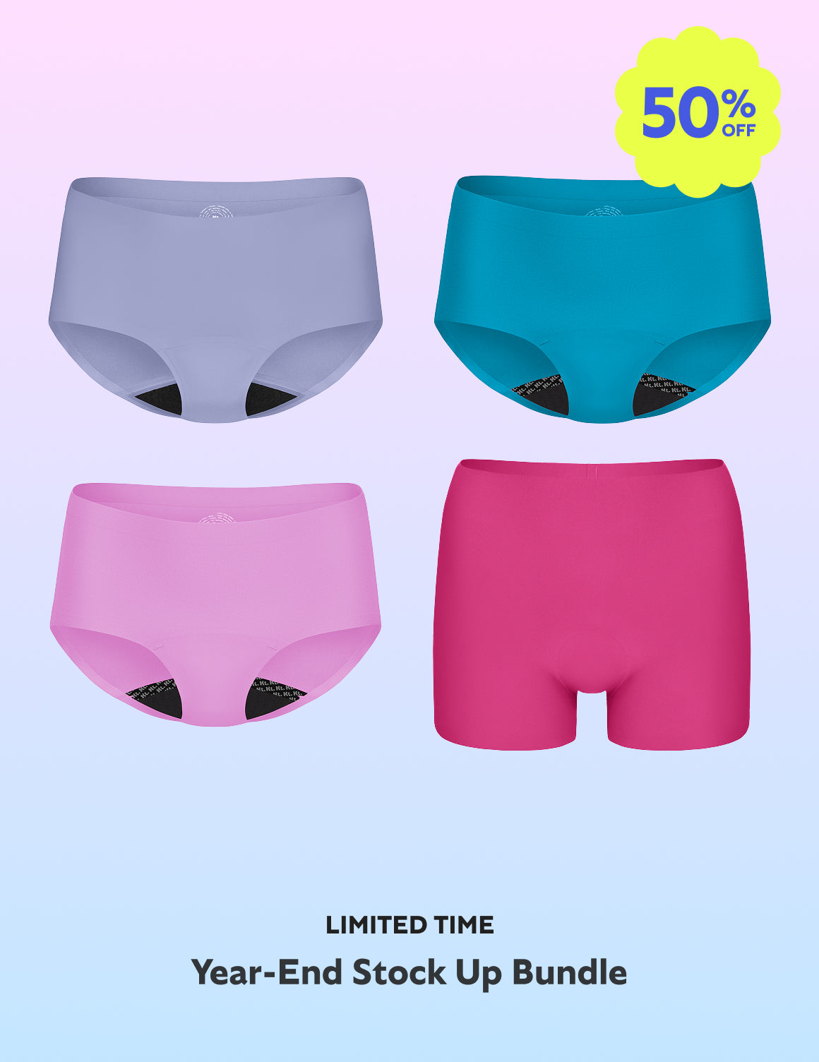 Teen Year-End Stock Up Bundle - Boyshort
