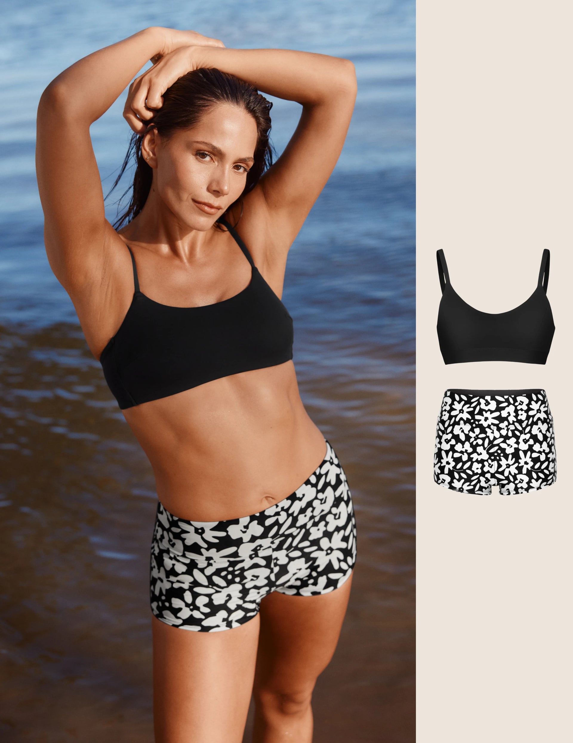 Scoop Bikini & Swim Short Set