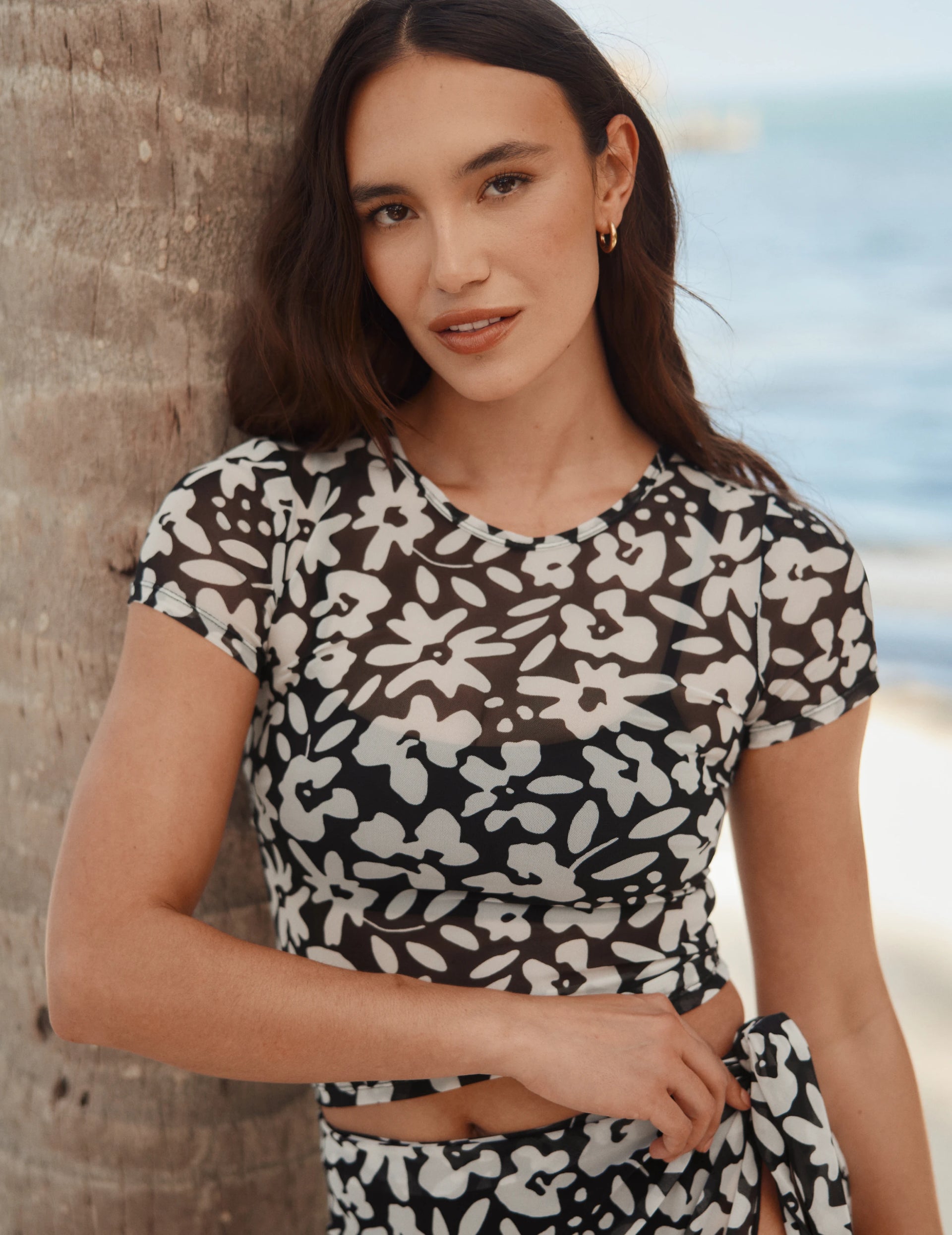 Mesh Resortwear Set