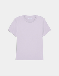 Cotton Relaxed T-Shirt shown front-facing against a light gray background