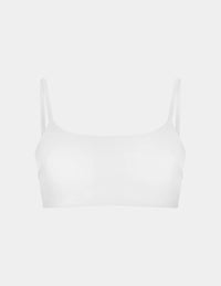 Sculpt Square Neck Bikini Top shown front-facing against a light gray background