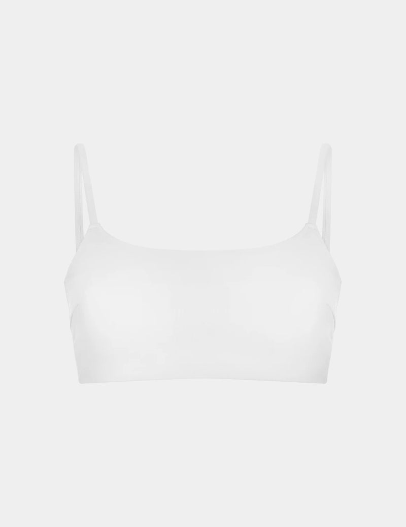 Sculpt Square Neck Bikini Top shown front-facing against a light gray background