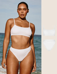 Sculpt Square Neck Swim Set