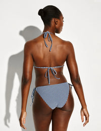 Seersucker String Bikini Set