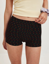Front view of model wearing the Teen SuperPlus Leakproof® Sleepover Short highlighting the coverage and smooth fit