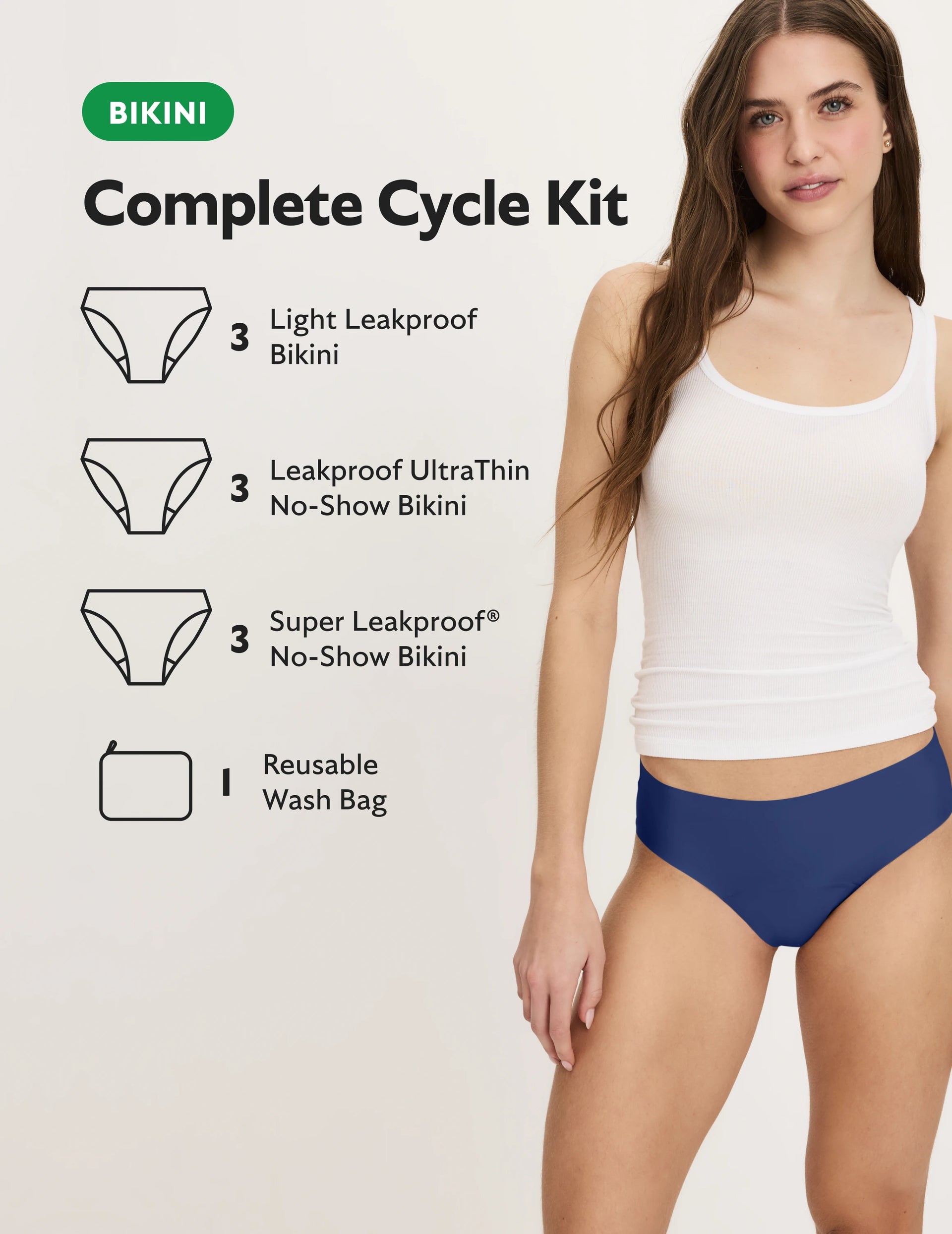 Teen Complete Cycle Kit - Bikini