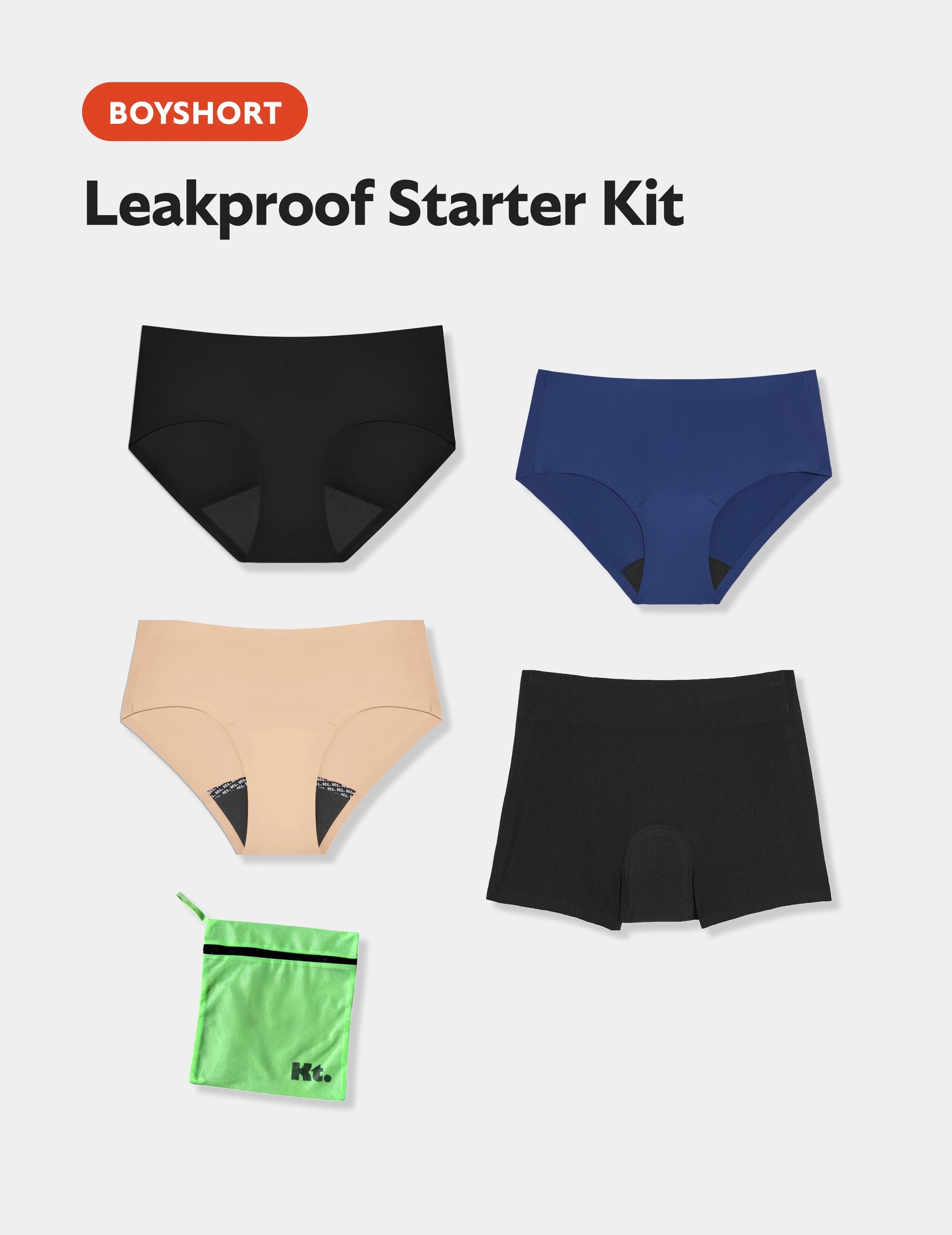 Teen Leakproof Starter Kit - Boyshort