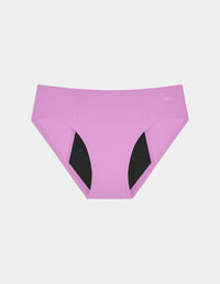 Teen SuperPlus Leakproof® No-Show Bikini shown front-facing against a light gray background