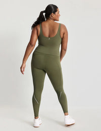 Adiya has 40” hips and wears a size L  | Olive