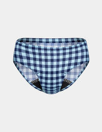 Teen Leakproof UltraThin No-Show Bikini 3-Pack | Gumdrop/Blueberry/Blue Gingham