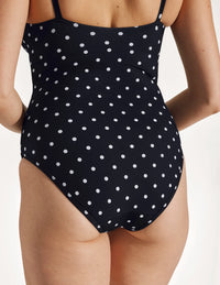 | Black with White Polka Dot