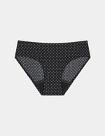 | Black with White Polka Dot