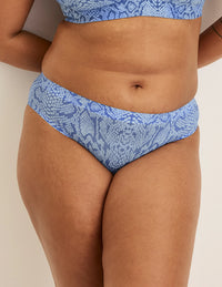 Front view of model wearing the Leakproof UltraThin No-Show Bikini highlighting the coverage and smooth fit
