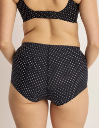 | Black with White Polka Dot