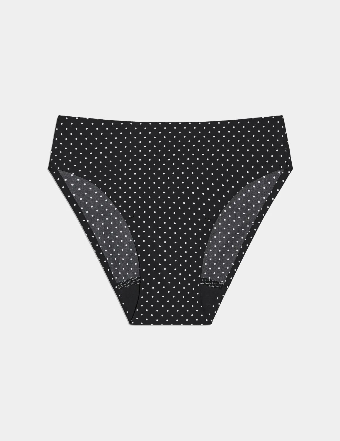 | Black with White Polka Dot