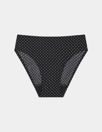 | Black with White Polka Dot
