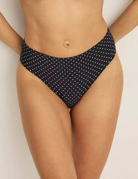 | Black with White Polka Dot