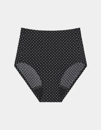 | Black with White Polka Dot