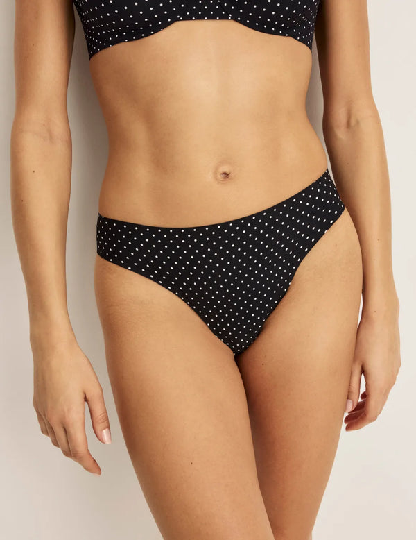 | Black with White Polka Dot