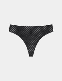 | Black with White Polka Dot