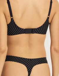 | Black with White Polka Dot