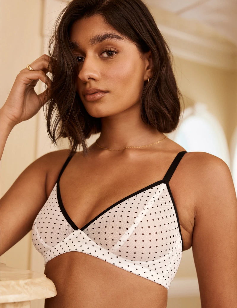 Knix Mesh Deep V Bra