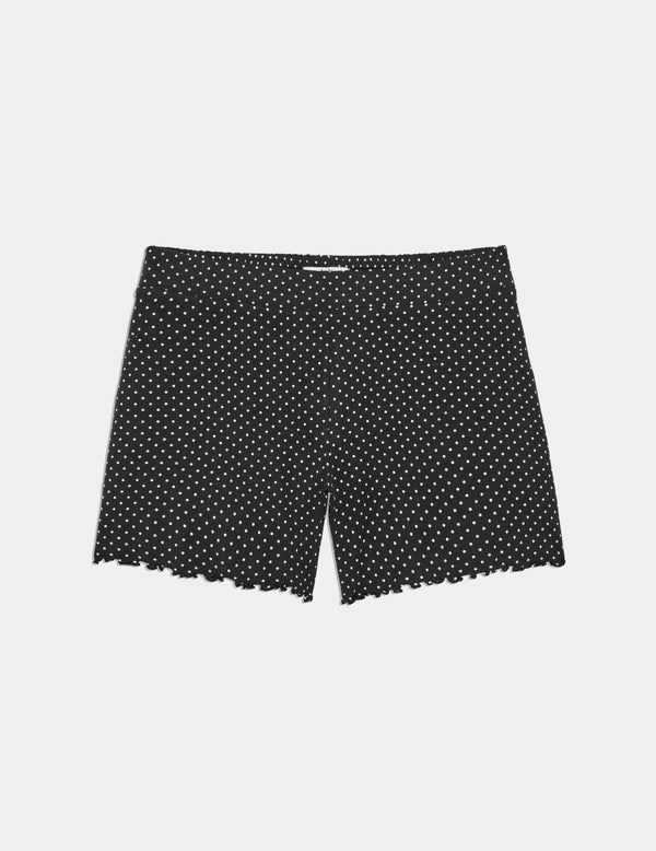 | Black with White Polka Dot