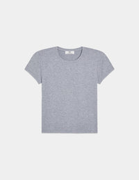 Modal Rib T-Shirt shown front-facing against a light gray background