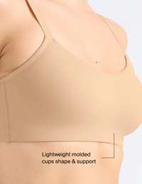 Lightweight molded cups shape & support | General