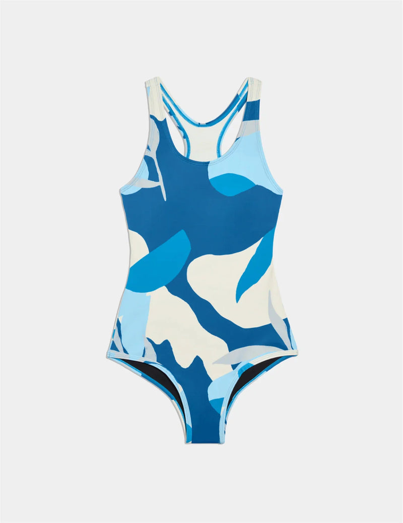 Teen Period Swim Sport One-Piece shown front-facing against a light gray background