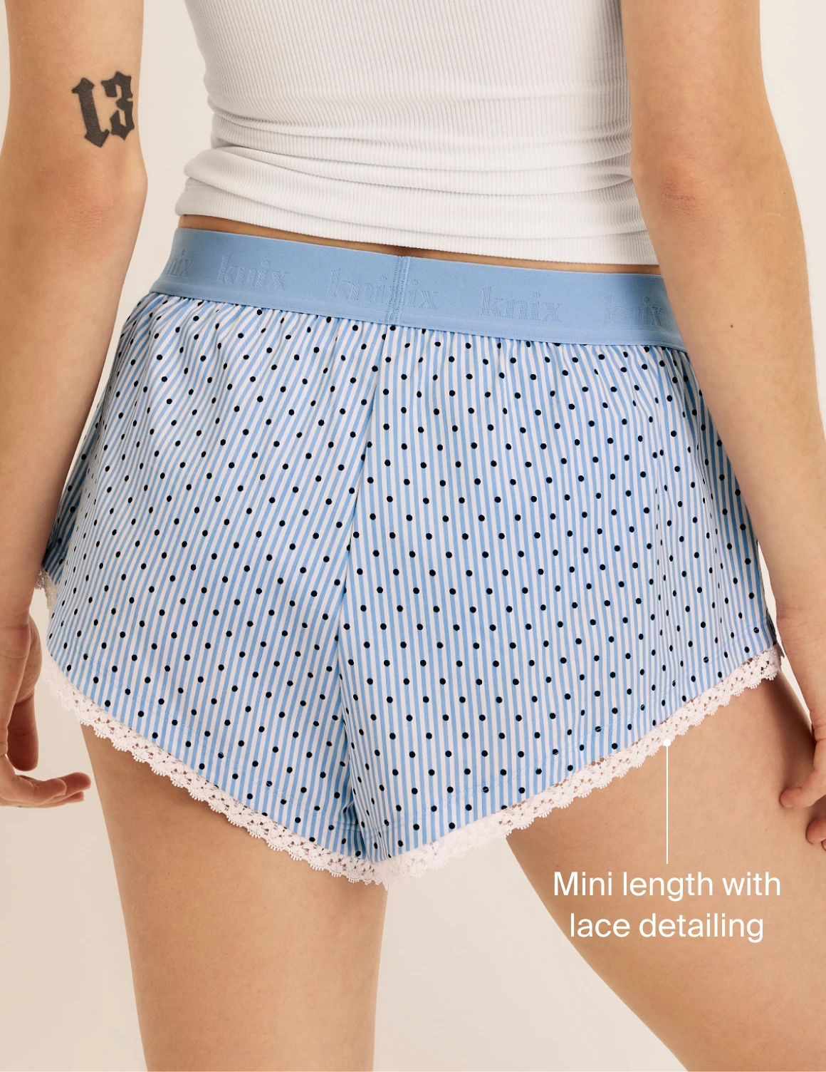 | Blue Stripe Polka Dot
