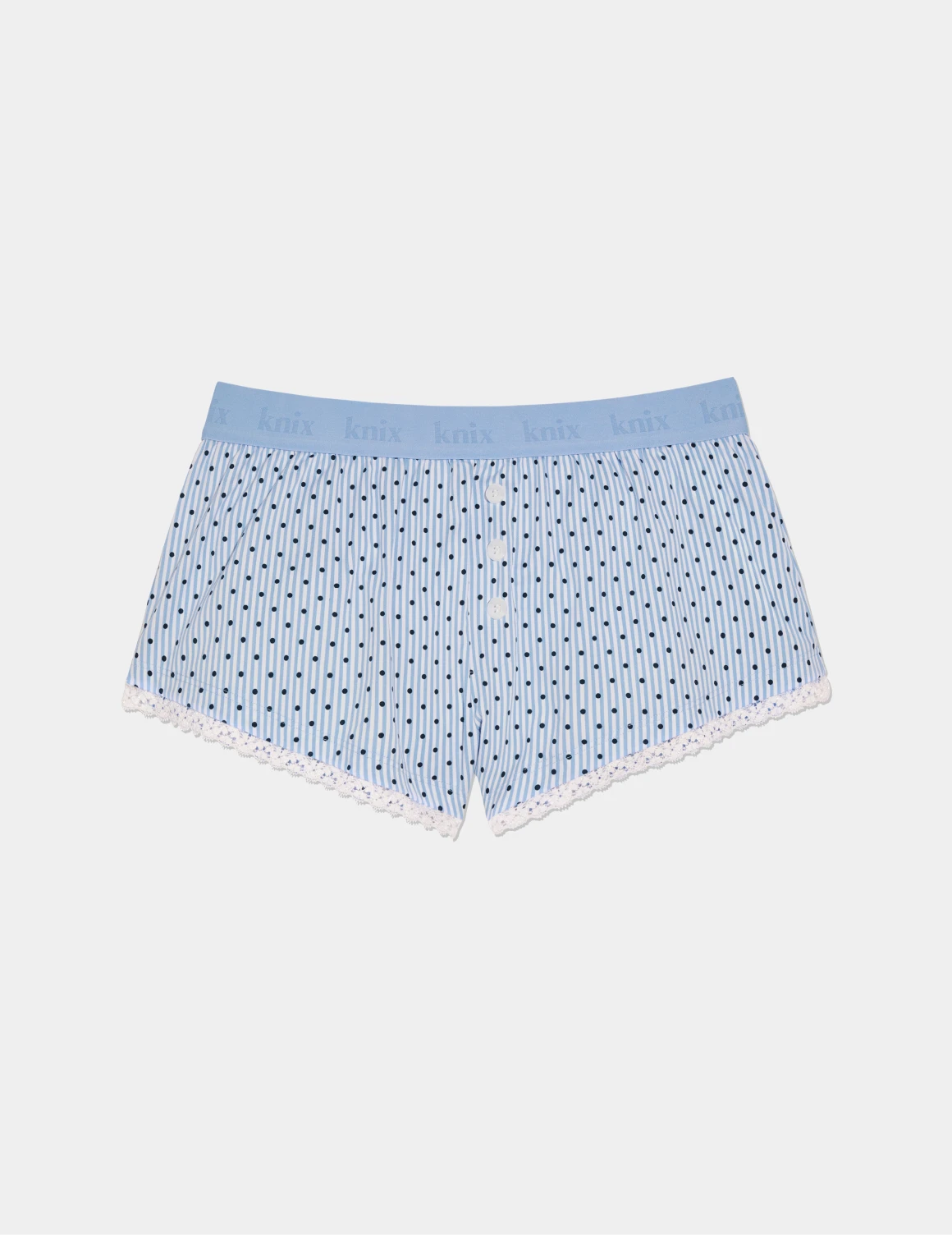| Blue Stripe Polka Dot